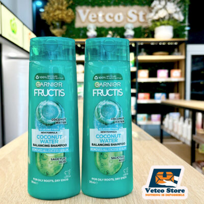 Dầu Gội Garnier Fructis Coconut Water Balancing Shampoo 315ml2