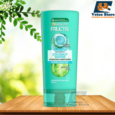 Dầu Xả Dưỡng Ẩm Tóc Garnier Fructis Coconut Water Hydrating Conditioner 315ml