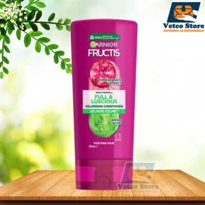 Dầu Xả Làm Dày Tóc Garnier Fructis Pomegranate Extract Full & Luscious Volumising 315ml