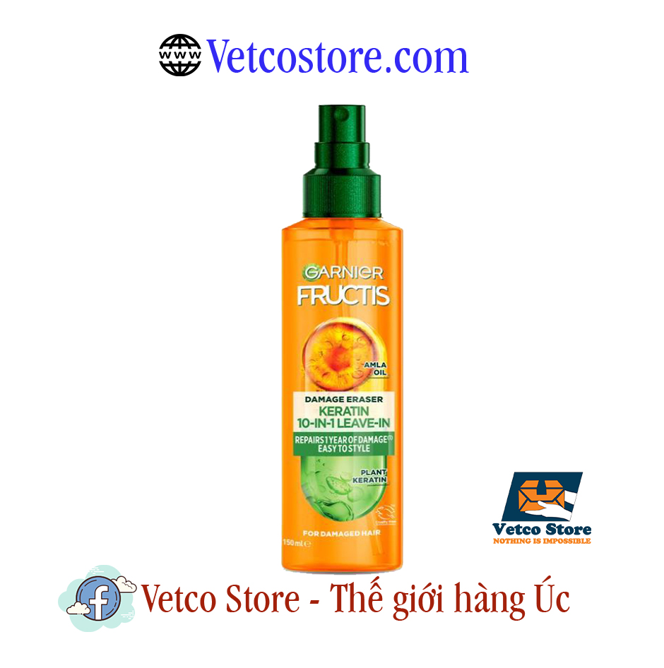 Garnier Fructis Keratin 10 in 1 leave in plant keratin 150ml1