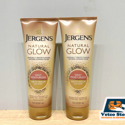 Kem Dưỡng Da Nâu Jergens Natural Glow Daily Moisturisizer Fair To Medium Skin Tones 221ml3