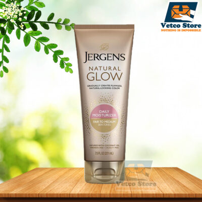 Kem Dưỡng Nâu Da Jergens Natural Glow Daily Moisturizer Fair To Medium Skin Tones 221ml