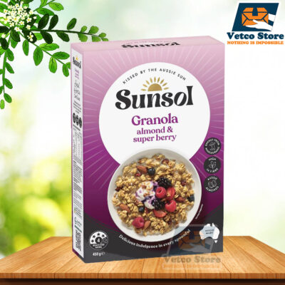 Ngũ Cốc Sunsol Granola Almond & Super Berry 450g
