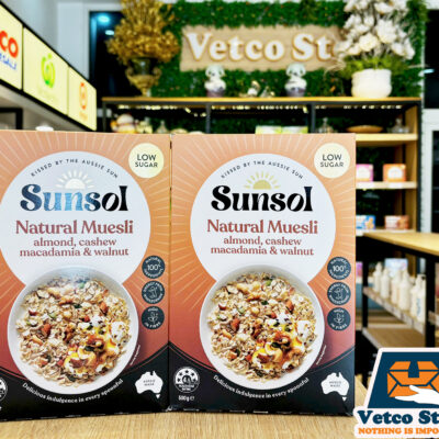 Ngũ Cốc Sunsol Natural Muesli Almond Cashew Macadamia Walnut 500g2