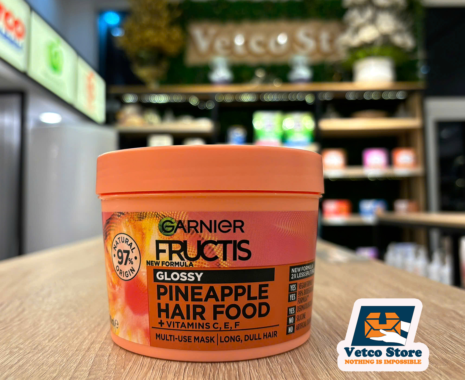 Ủ Tóc Garnier Fructis Hair Food Pineapple 390ml2-1