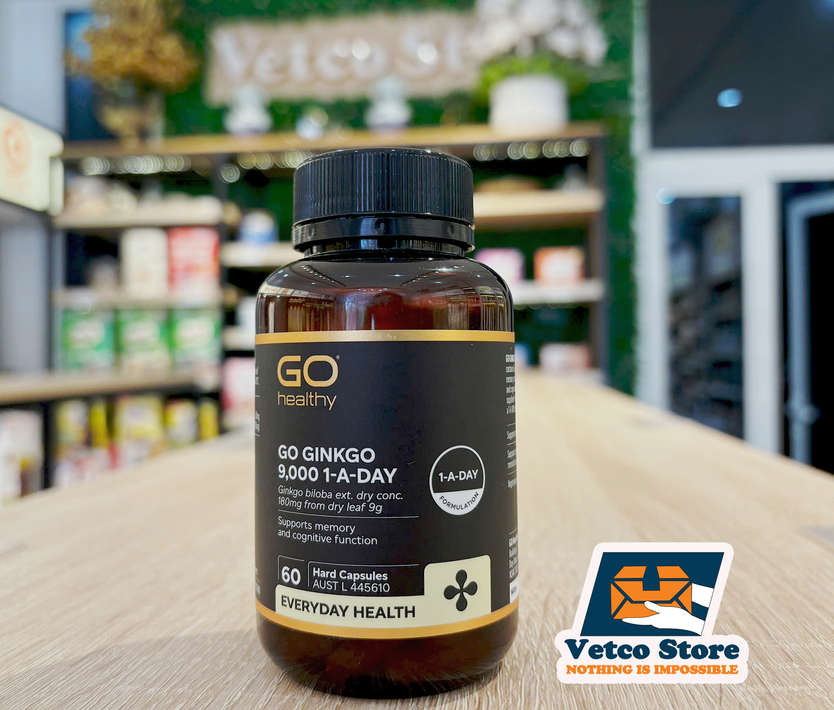 Viên Uống Bổ Não Go Healthy Go Ginkgo 9000 1 A Day 60 viên2