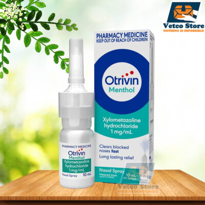 Xịt Chống Nghẹt Mũi, Dị Ứng Mũi Otrivin Menthol Nasal Spray 10ml