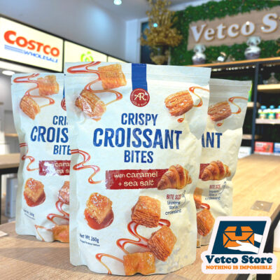 Bánh Crispy Croissant Bites With Caramel Sea Salt 260g