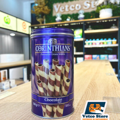 Corinthians Cream Wafers Chocolate Style 350g