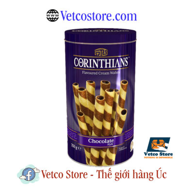 Corinthians Cream Wafers Chocolate Style 350g2