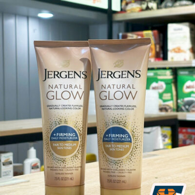 Jergens Natural Glow Skin Firming Moisturiser Fair to Medium Skin Tones 221ml2