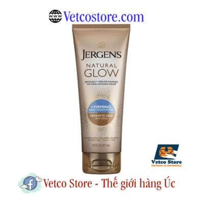 Jergens Natural Glow Skin Firming Moisturiser Medium To Deep Skin Tones 221ml1