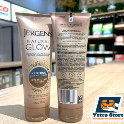 Jergens Natural Glow Skin Firming Moisturiser Medium To Deep Skin Tones 221ml3