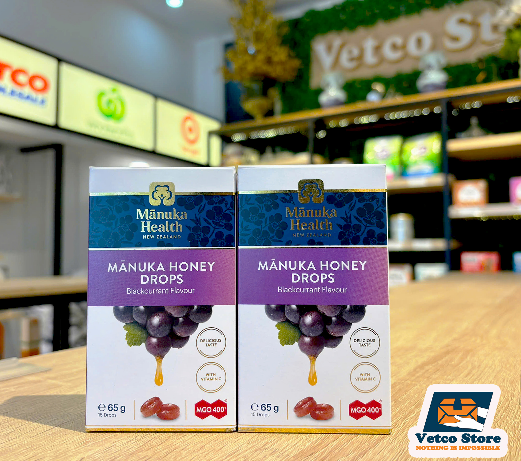 Kẹo Ngậm Manuka Health Manuka Honey Drops Blackcurrant 65g2