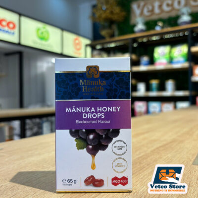Kẹo Ngậm Manuka Health Manuka Honey Drops Blackcurrant 65g3