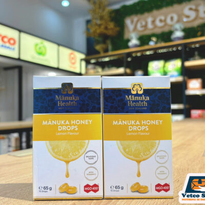 Kẹo Ngậm Manuka Health Manuka Honey Drops Lemon 65g