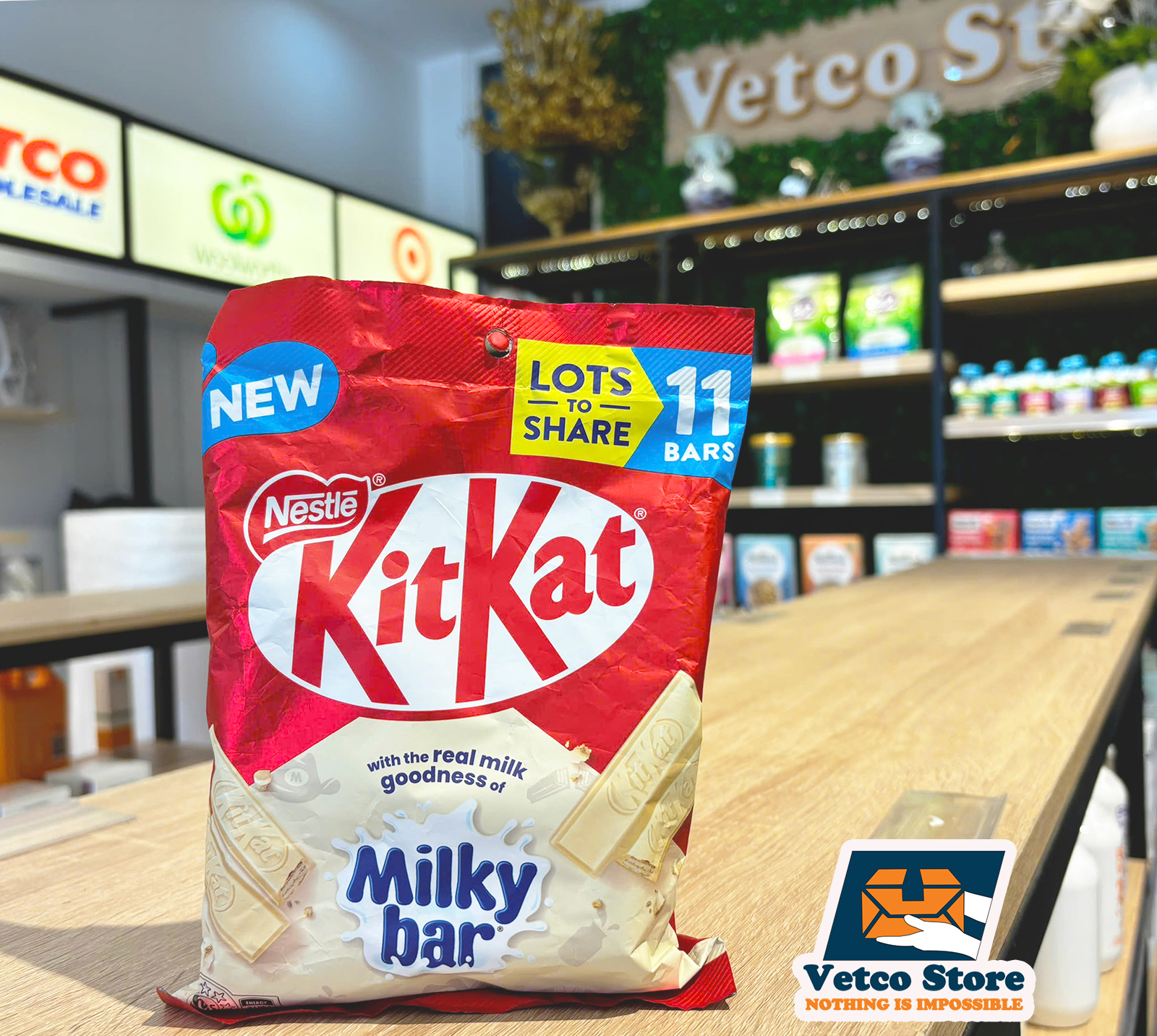 KitKat Milky Bar Share Pack 154g