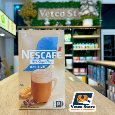 Nescafe Sugar Free Vanilla Malt Latte Coffee Sachets 10 Pack1