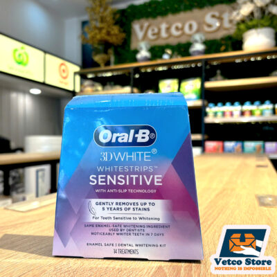 Oral B 3D White Whitening Strips Sensitive 14 Pack2