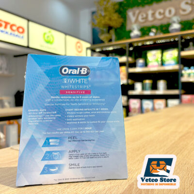 Oral B 3D White Whitening Strips Sensitive 14 Pack3