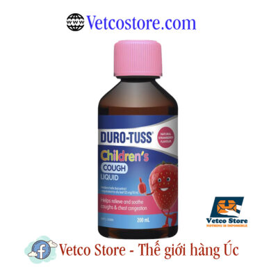 Siro Ho Duro Tuss Childrens Cough Vị Dâu 2 Years 200ml4